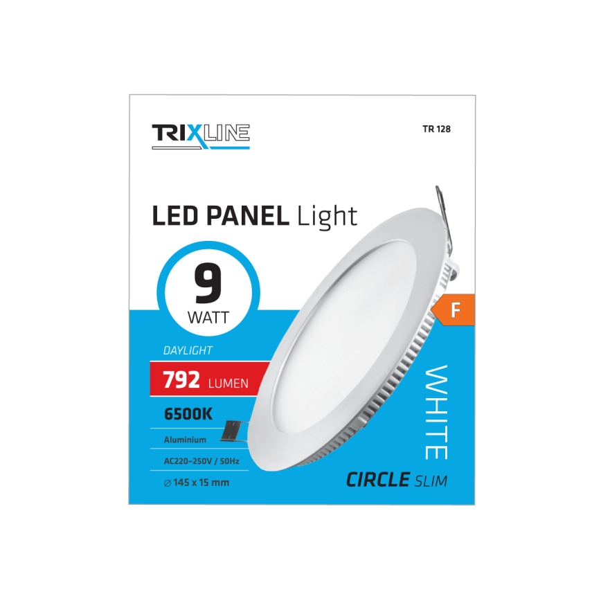 LED Einbauleuchte CIRCLE LED/9W/230V 6500K