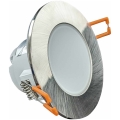 LED-Einbauleuchte für Badezimmer BONO LED/5W/230V 3000K IP65 Chrom