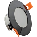 LED-Einbauleuchte für Badezimmer BONO LED/8W/230V 4000K IP65 schwarz