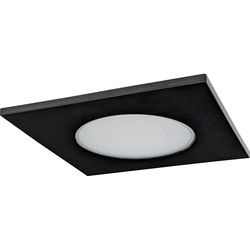 LED-Einbauleuchte für Badezimmer BONO LED/8W/230V 3000K IP65 schwarz