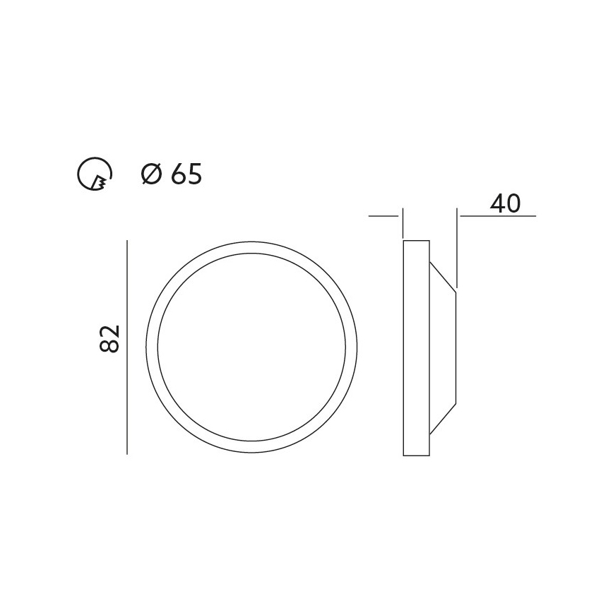 LED Einbauleuchte LED HALO 1xLED/5,5W/230V