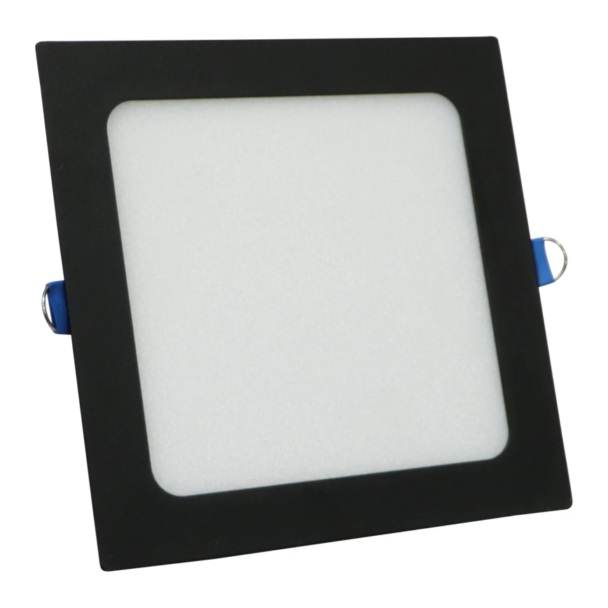 LED-Einbauleuchte RIGEL LED/10W/230V 4000K 16,8x16,8 cm schwarz