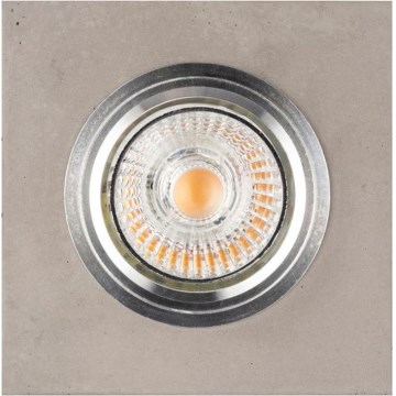 LED-Einbauleuchte VITAR 1xGU10/5W/230V CRI 90 Beton – FSC-zertifiziert