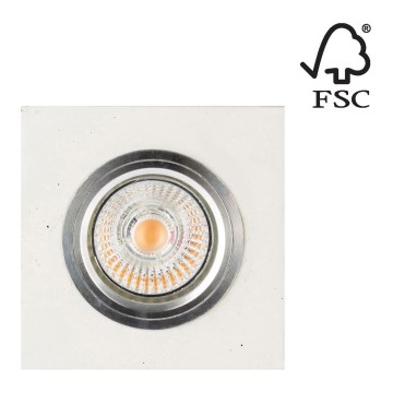 LED-Einbauleuchte VITAR 1xGU10/5W/230V CRI 90 Beton – FSC-zertifiziert