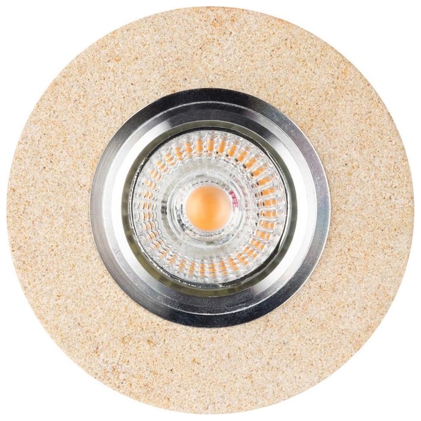 LED-Einbauleuchte VITAR 1xGU10/5W/230V CRI 90 Sandstein – FSC-zertifiziert