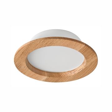 LED-Einbauleuchte WOODY SPOT LED/12,5W/230V 3000K Eiche ø 16 cm