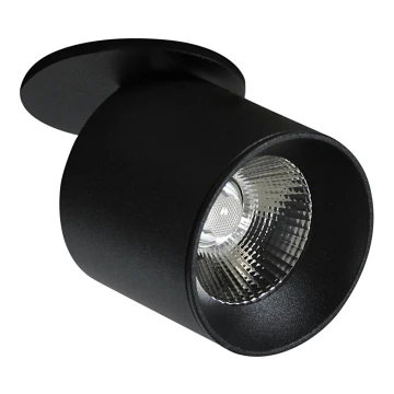 LED-Einbaustrahler HARON 1xLED/10W/230V schwarz