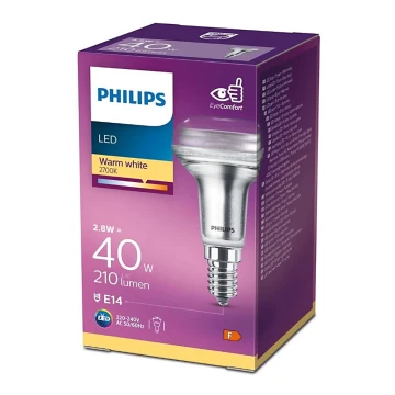 LED-Flutlichtlampe Philips E14/2,8W/230V 2700K