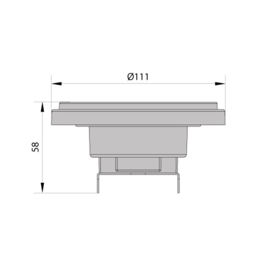 LED-Glühbirne AR111 G53/12W/12V 4000K