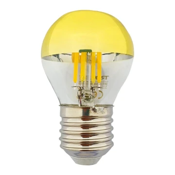 LED-Glühbirne DECOR MIRROR P45 E27/5W/230V gold