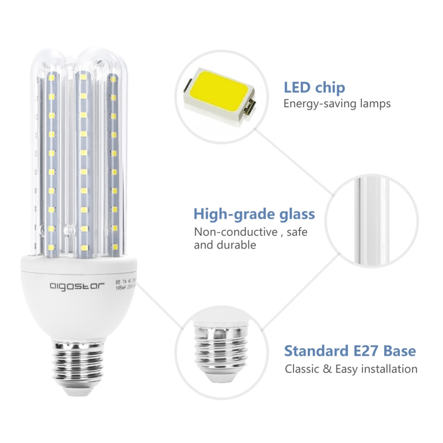 LED-Glühbirne E27/23W/230V 6500K - Aigostar
