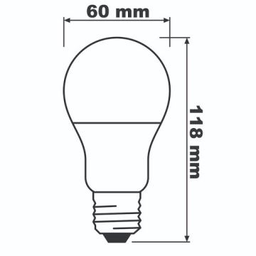 LED Glühbirne ECO E27/13W/230V 2700K 1521lm