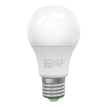 LED-Glühbirne ECOLINE A60 E27/10W/230V 3.000K - Brilagi