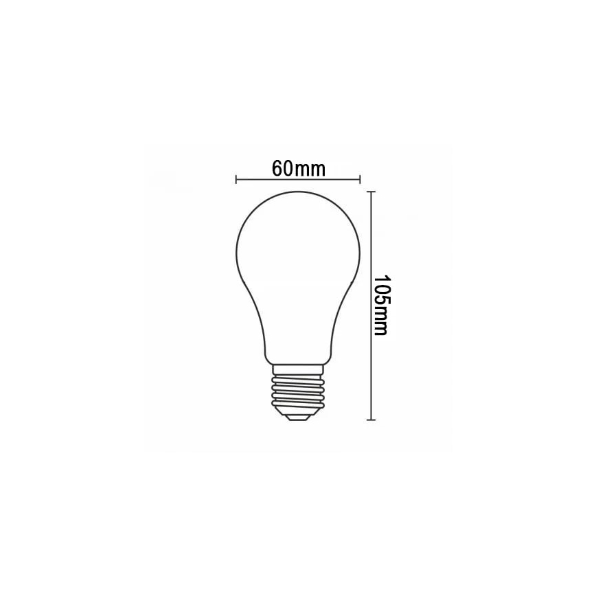 LED-Glühbirne FILAMENT A60 E27/5W/230V 3000K