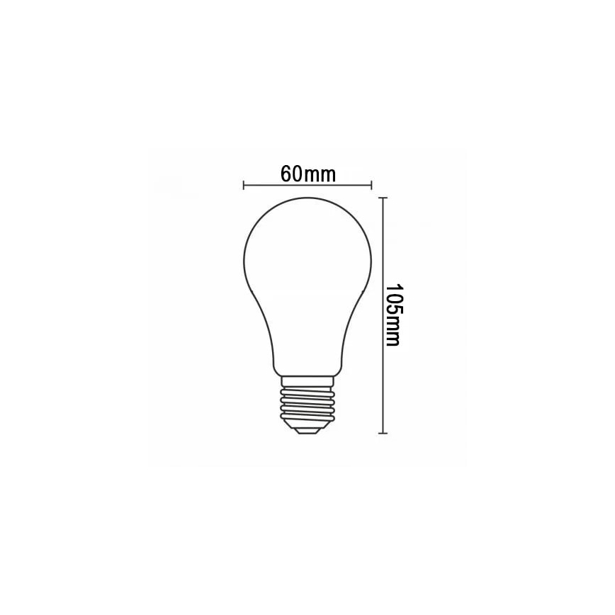 LED-Glühbirne FILAMENT A60 E27/6W/230V 3000K