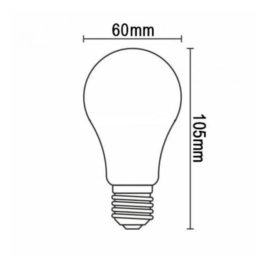 LED-Glühbirne WHITE FILAMENT A60 E27/9W/230V 3000K