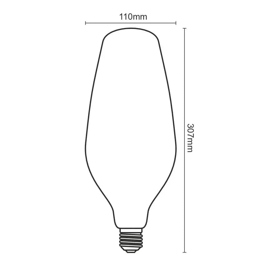 LED-Glühbirne FILAMENT BUMPED VINTAGE BT110 E27/4W/230V 2000K