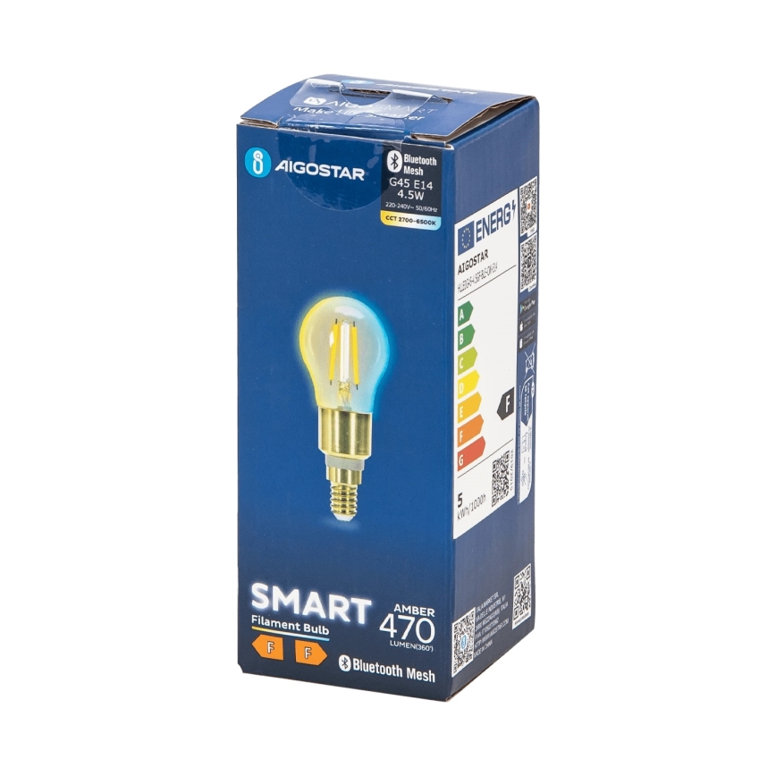 LED-Glühbirne FILAMENT G45 E14/4,5W/230V 2700-6500K - Aigostar