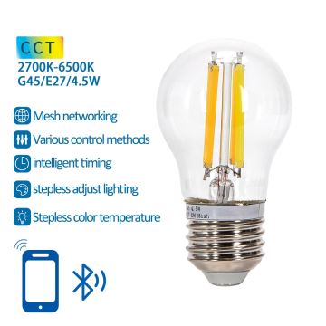 LED-Glühbirne FILAMENT G45 E27/4,5W/230V 2700-6500K - Aigostar