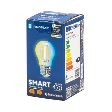 LED-Glühbirne FILAMENT G45 E27/4,5W/230V 2700-6500K - Aigostar