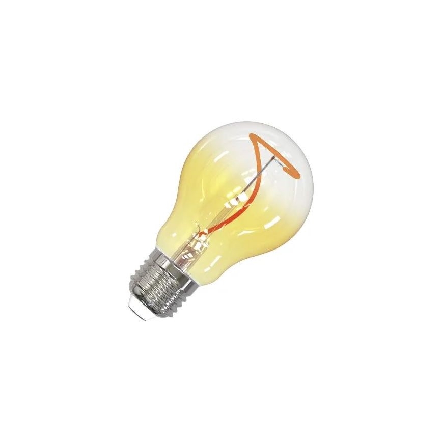 LED-Glühbirne FILAMENT SHAPE A60 E27/4W/230V 1800K gelb