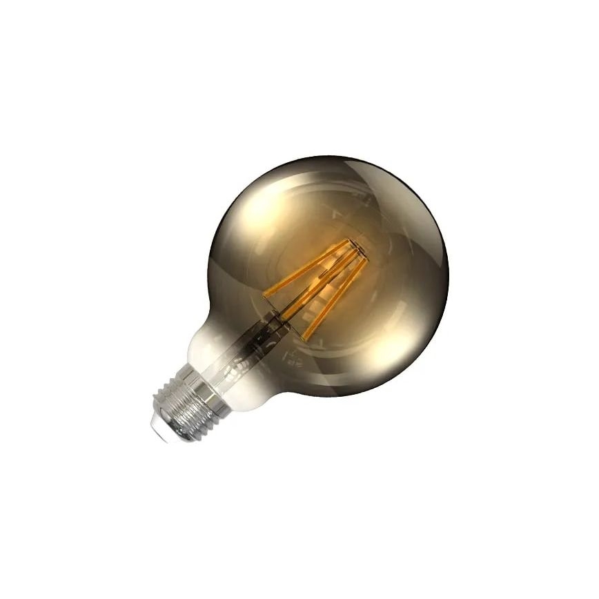 LED-Glühbirne FILAMENT SMOKE G95 E27/4W/230V 2000K