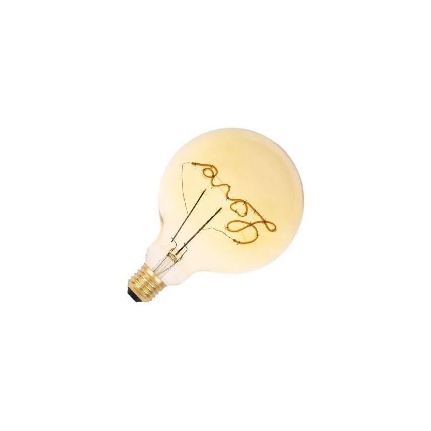 LED-Glühbirne FILAMENT VINTAGE LOVE G125 E27/2W/230V 2000K