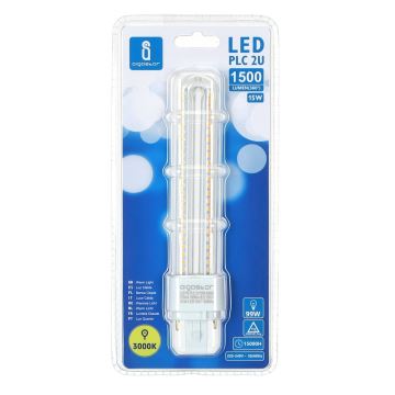 LED-Glühbirne G24D-3/15W/230V 3000K - Aigostar