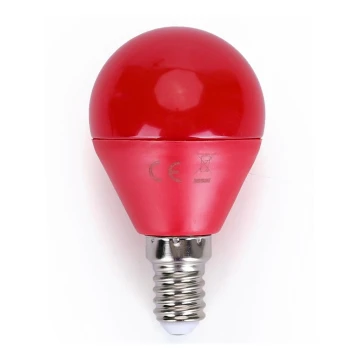 LED-Glühbirne G45 E14/4W/230V rot - Aigostar