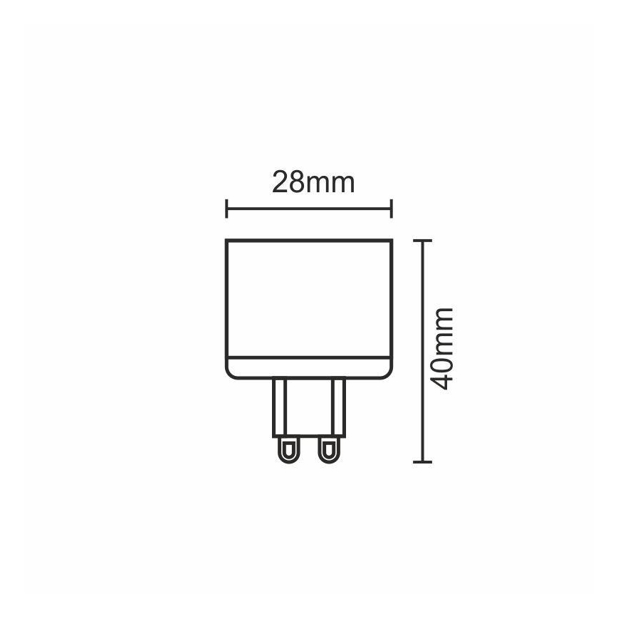 LED Glühbirne G9/5W/230V 4000K