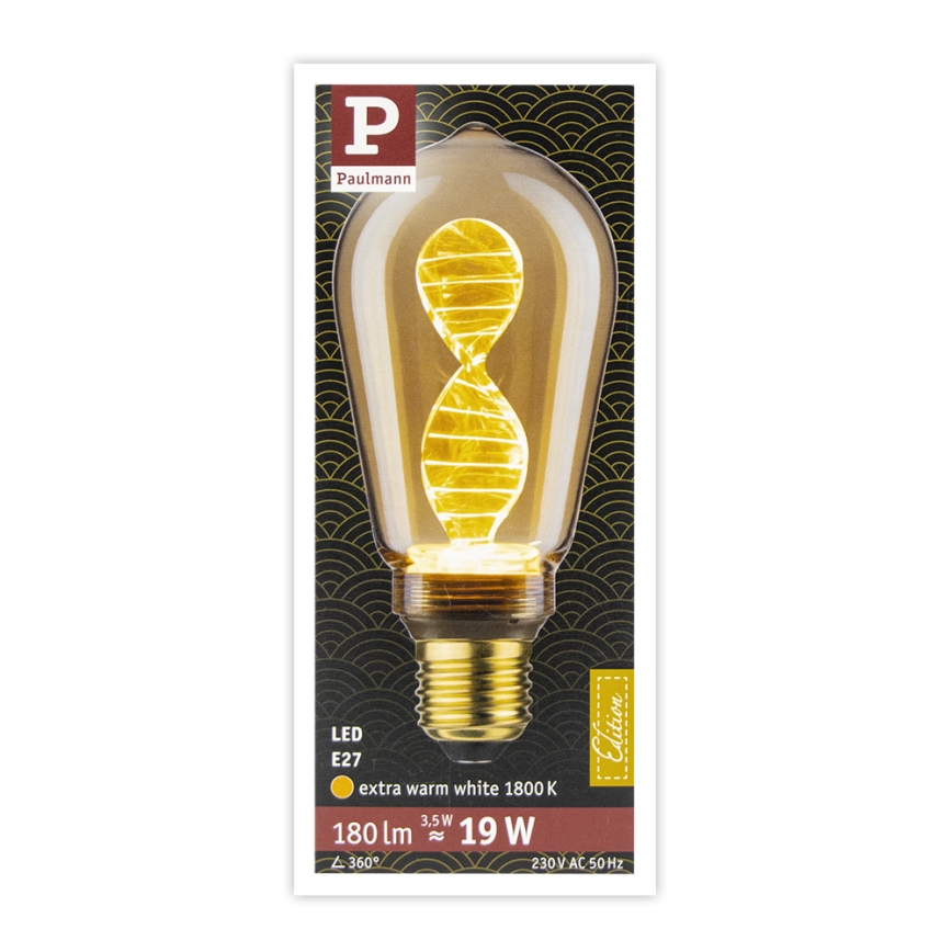 LED Glühbirne INNER ST64 E27/3,5W/230V 1800K - Paulmann 28885