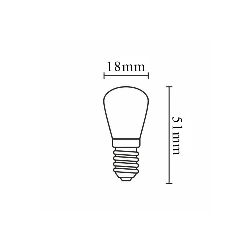 LED-Glühbirne MINI E14/3,5W/230V 4000K