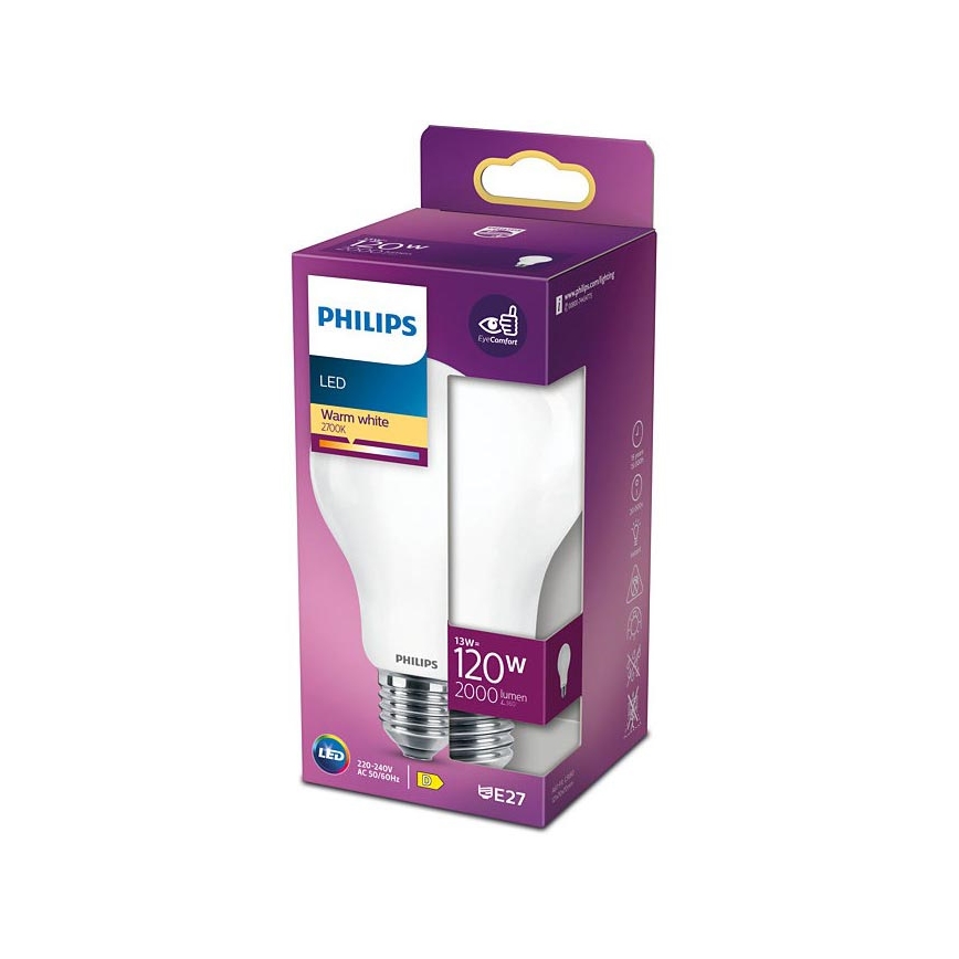 LED-Glühbirne Philips E27/13W/230V 2700K