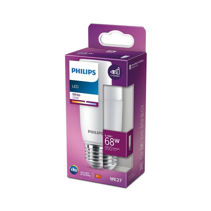 LED-Glühbirne Philips E27/9,5W/230V 3000K