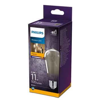 LED Glühbirne VINTAGE Philips ST64 E27/2,3W/230V 1800K