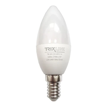 LED-Glühlampe C35 E14/6W/230V 2700K