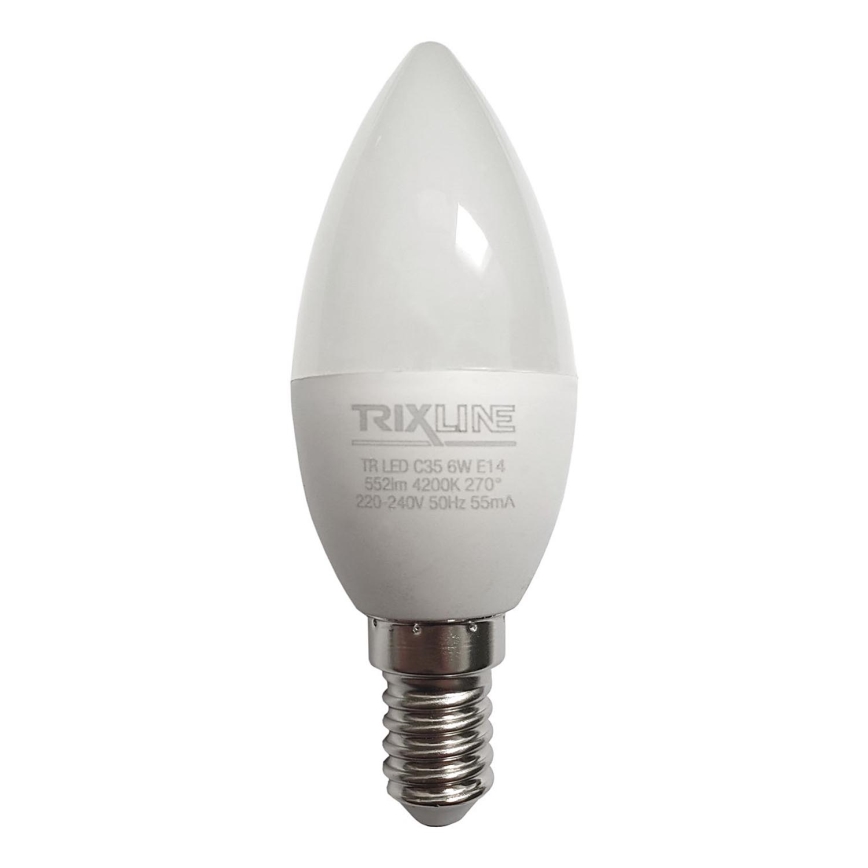 LED-Glühlampe C35 E14/6W/230V 4200K