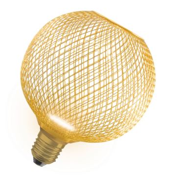 LED-Glühlampe DECOR FLAT G125 E27/3,5W/230V 2700K golden - Osram