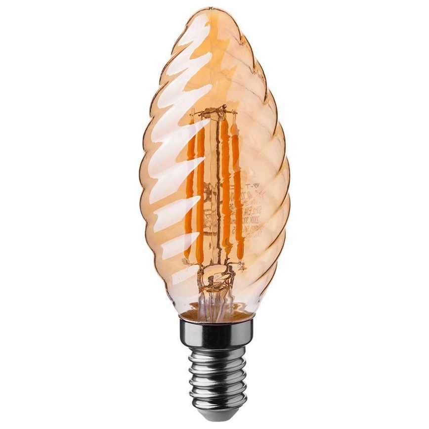 LED-Glühlampe FILAMENT AMBER E14/4W/230V 2200K