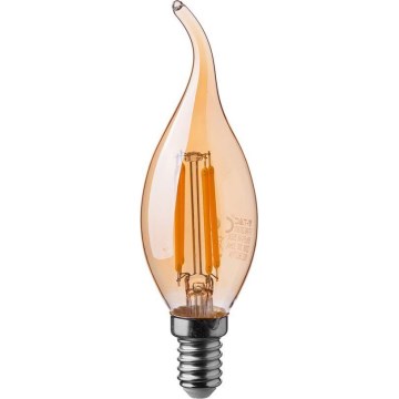 LED-Glühlampe FILAMENT AMBER E14/4W/230V 2200K