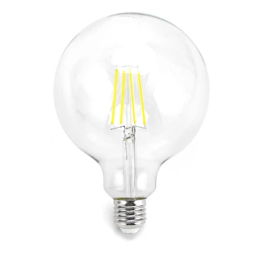 LED-Glühlampe FILAMENT G125 E27/6W/230V 6500K - Aigostar