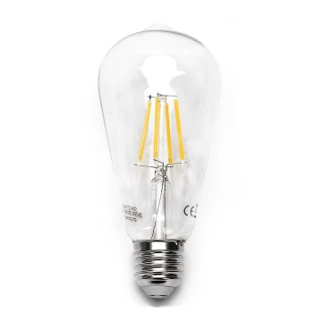 LED-Glühlampe FILAMENT ST64 E27/6W/230V 2700K - Aigostar