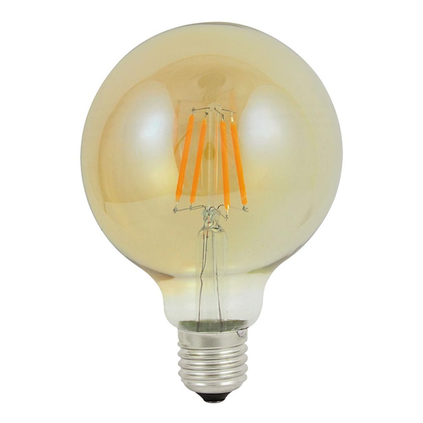 LED-Glühlampe FILAMENT VINTAGE G95 E27/4W/230V 2000K