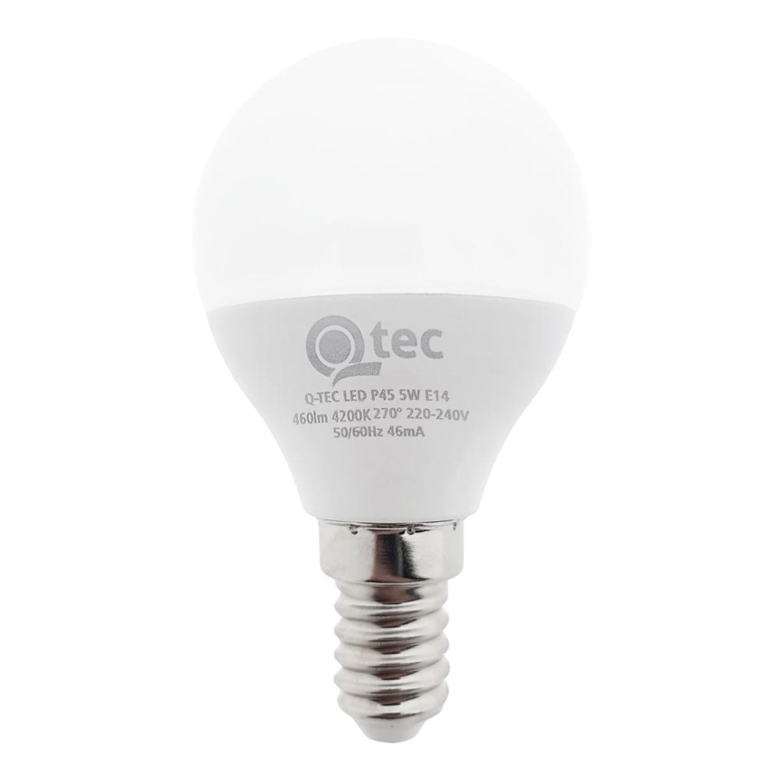 LED-Glühlampe Qtec P45 E14/5W/230V 4200K