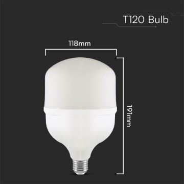 LED-Glühlampe T120 E40 E27/40W/230V 4000K