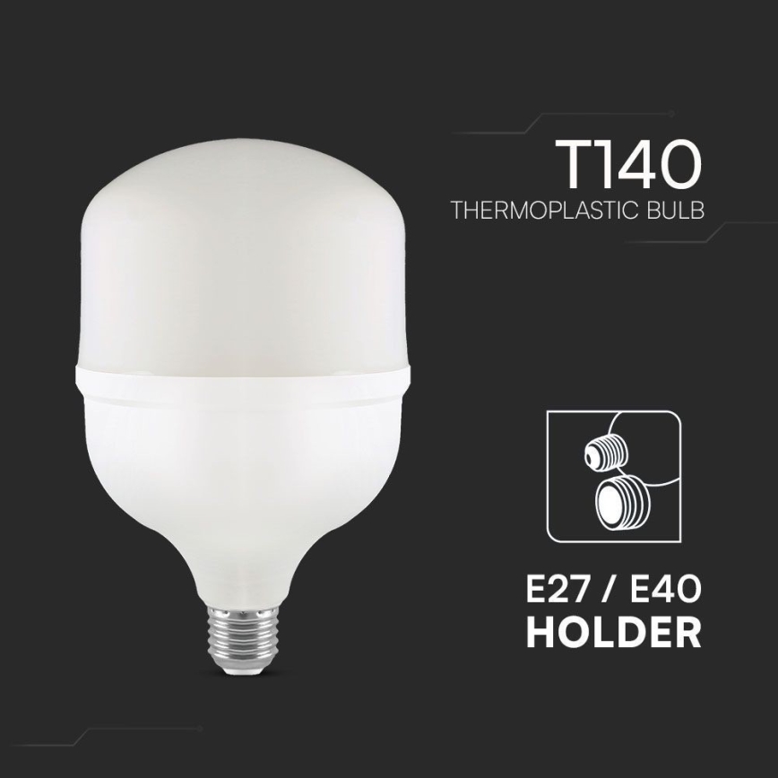 LED-Glühlampe T140 E40 E27/50W/230V 4000K