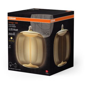 LED-Glühlampe VINTAGE FILAMENT E27/3,4W/230V 2700K - Osram