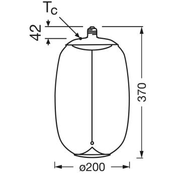 LED-Glühlampe VINTAGE FILAMENT E27/4W/230V 2700K - Osram