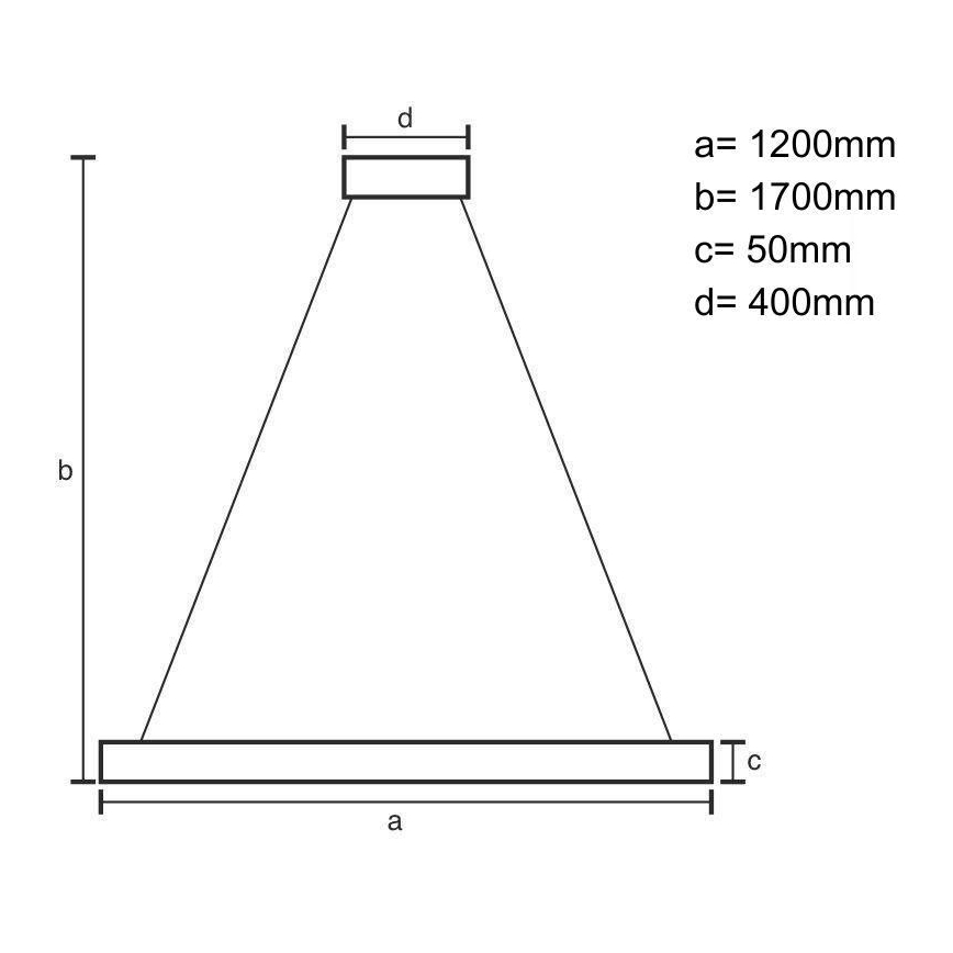 LED-Hängeleuchte an Schnur LED/22W/230V 4000K 120 cm Buche/Massivholz