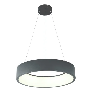 LED-Hängeleuchte an Schnur LED/30W/230V 3000K d 45 cm grau